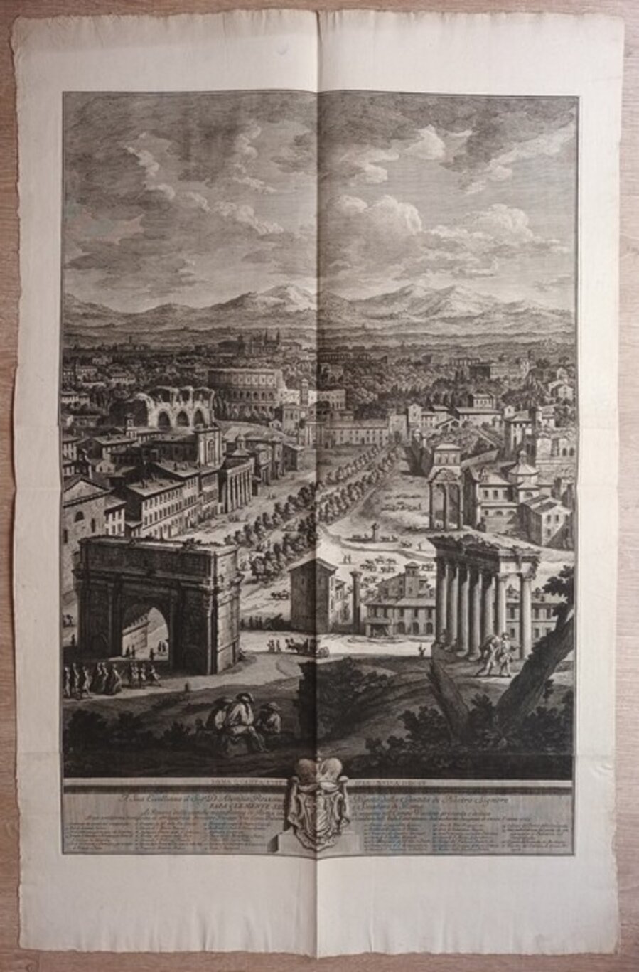 Four Monumental Views of Rome