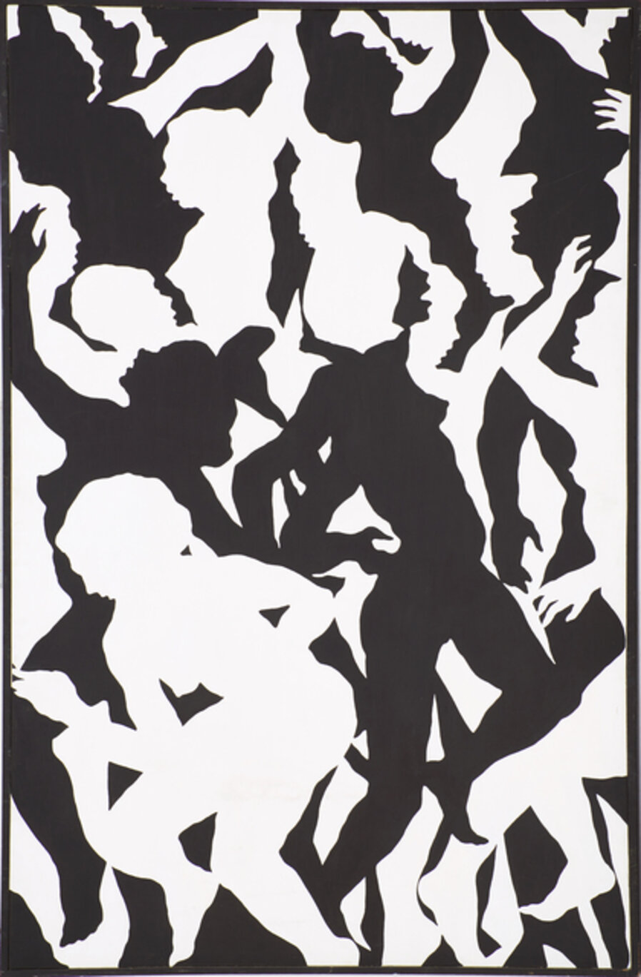 Untitled (Black and White Figures)