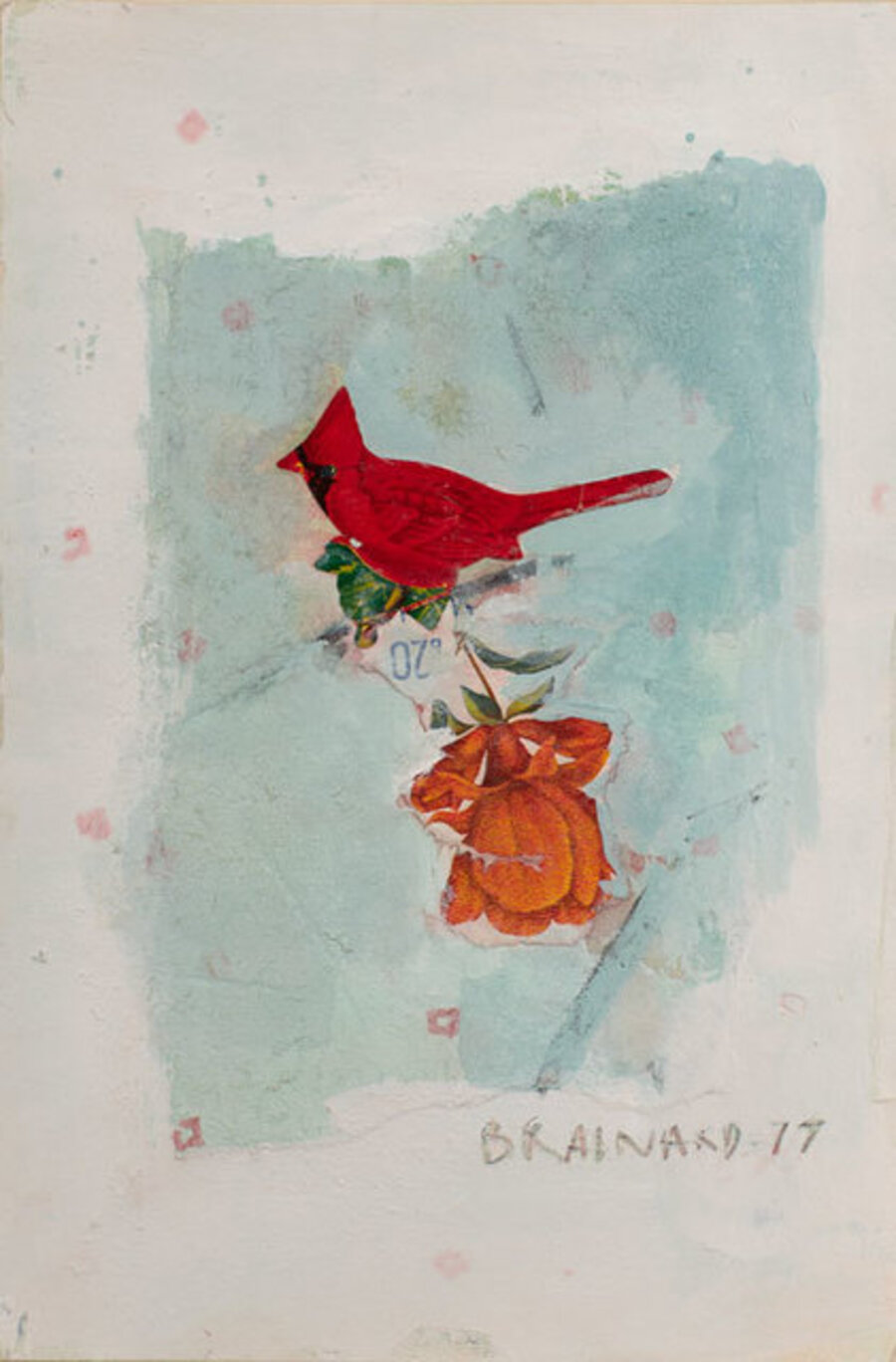 Untitled (Cardinal Rose)