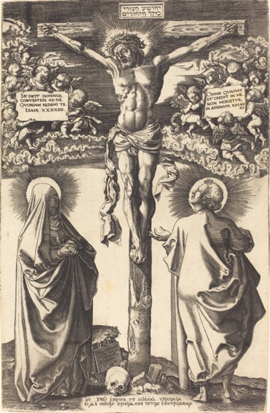 Christ on the Cross with the Virgin and Saint John
