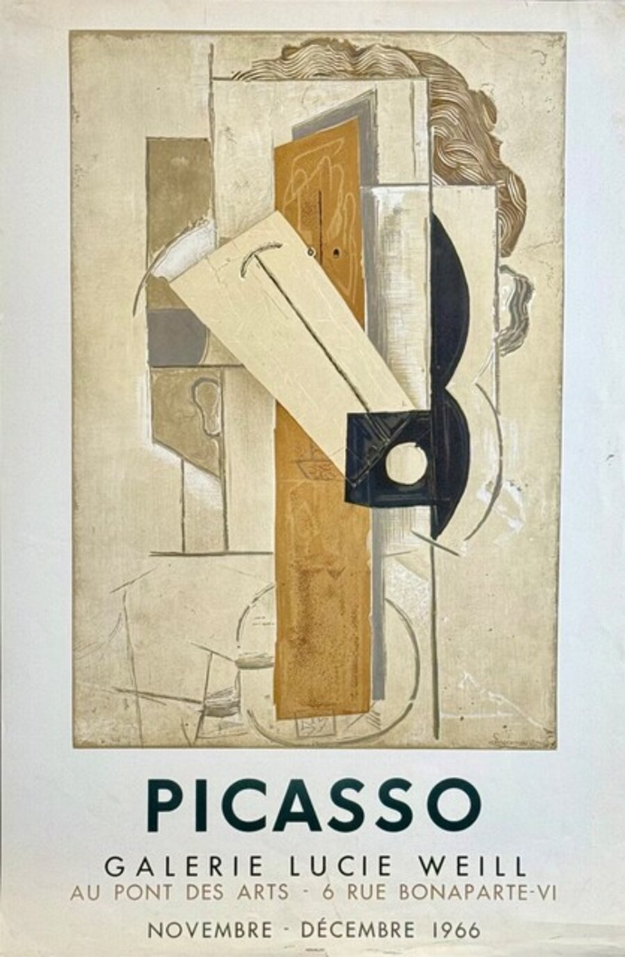 Pablo Picasso – Galerie Lucie Weill, 1966 lithographed by Henri Deschamps and printed at Mourlot Freres.