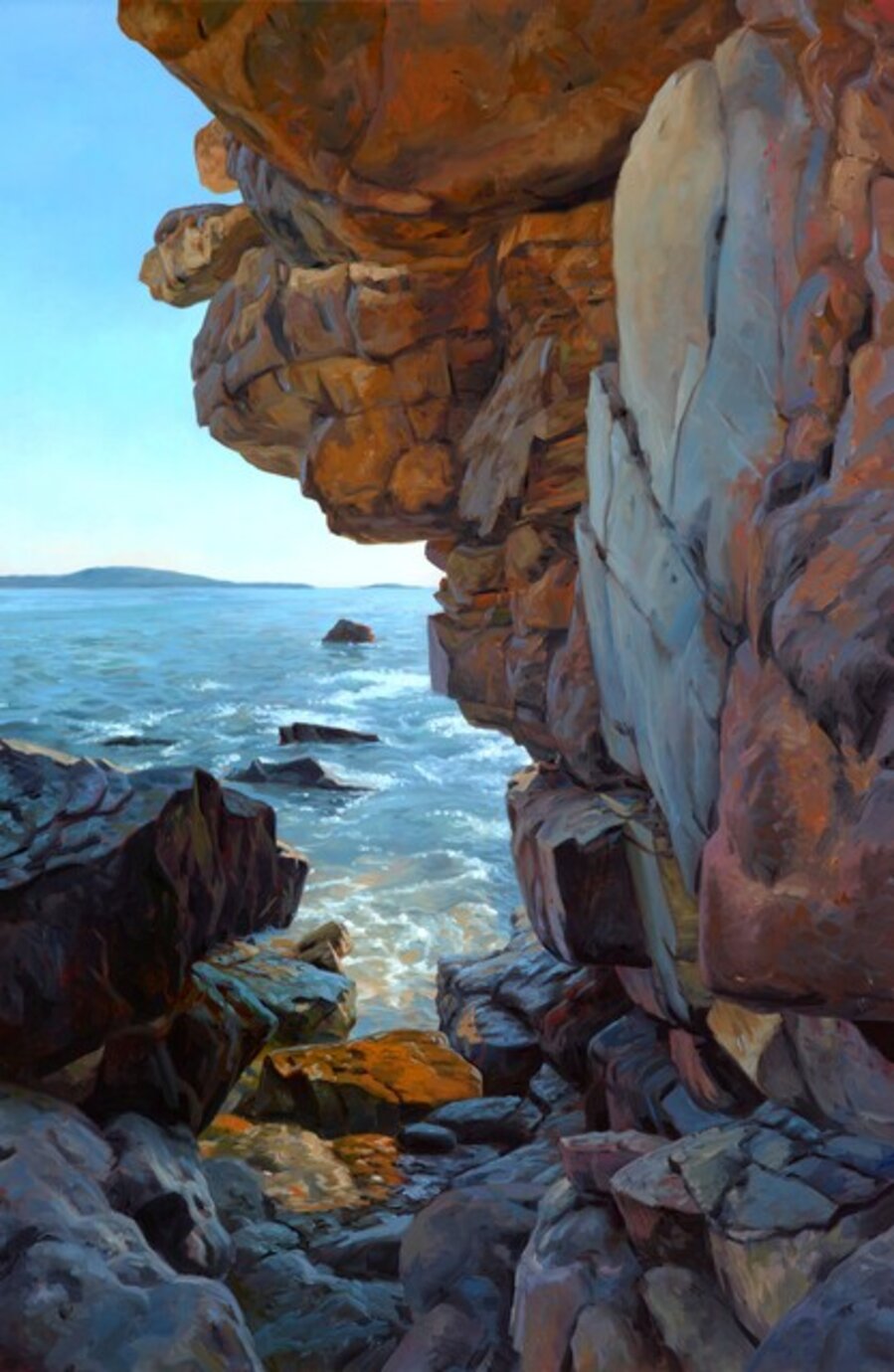 Schoodic from Great Head Beach