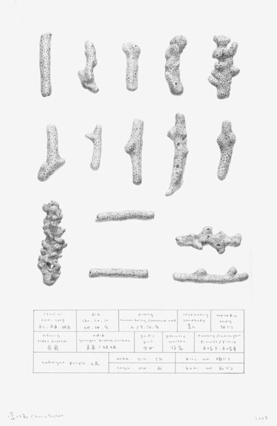 Coral Dictionary (pronouns)