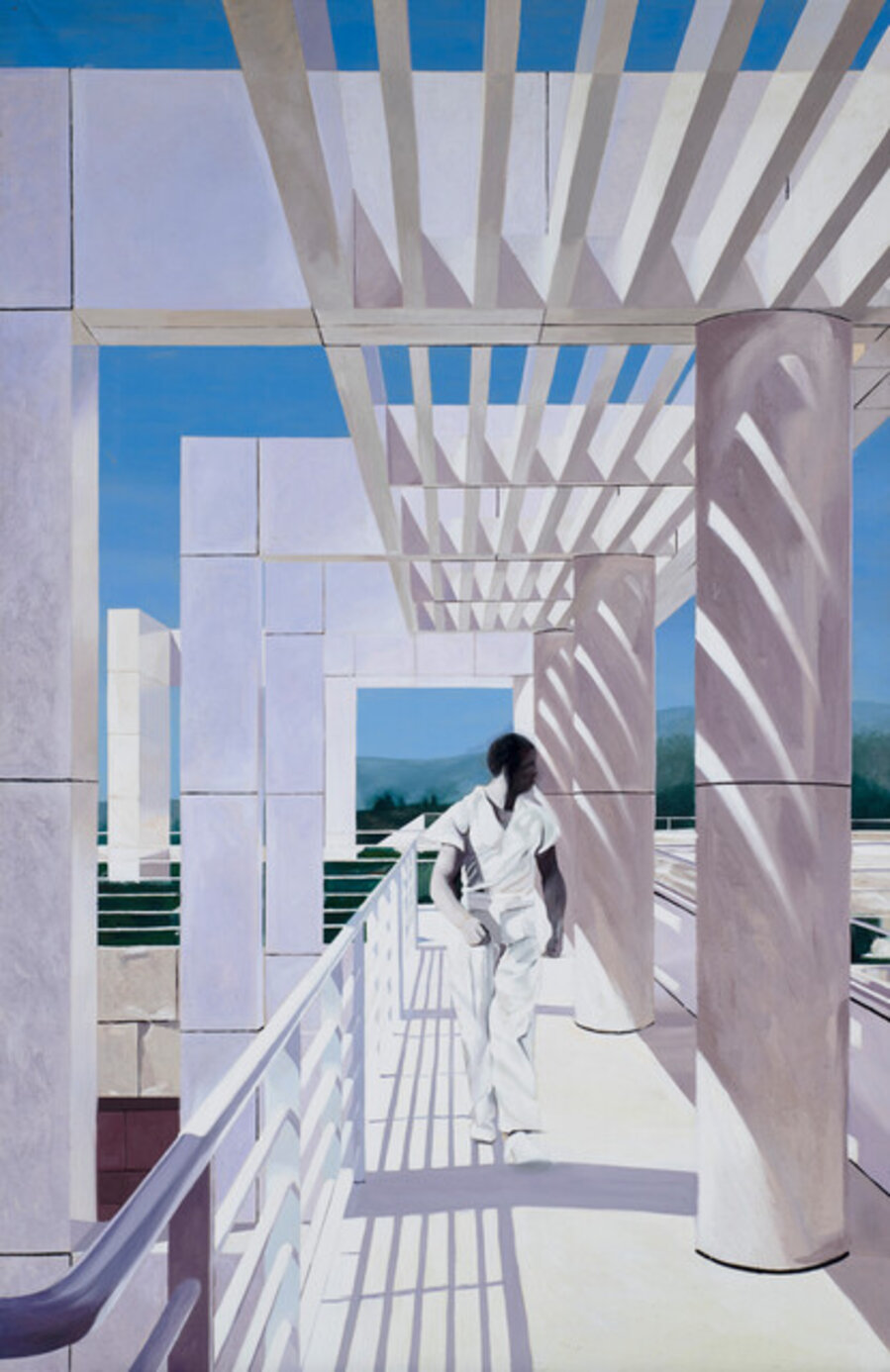 Figure on a Walkway II