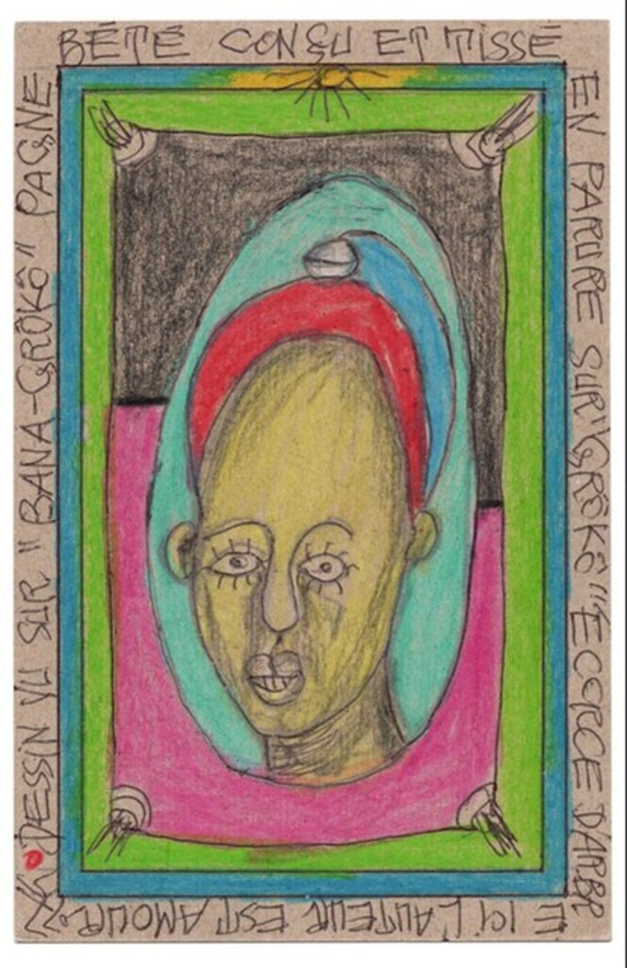Dessin vu sur "bana-groko" pagne bété
