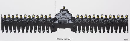Banksy, ‘Have a Nice Day (Anarchist Book Fair)’, 2003