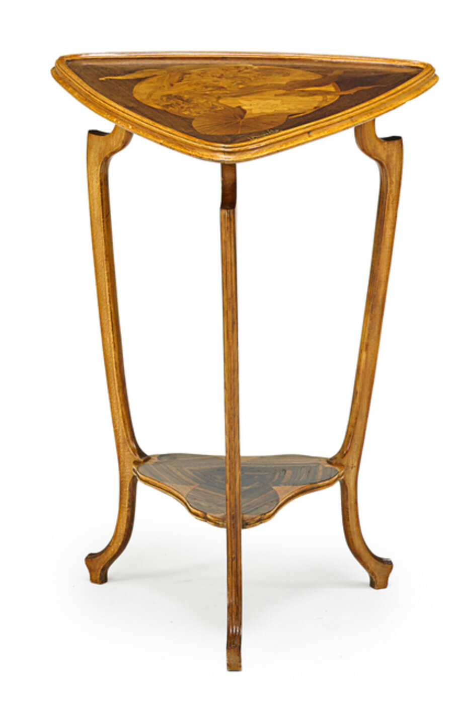 Art Nouveau table with lotuses, France