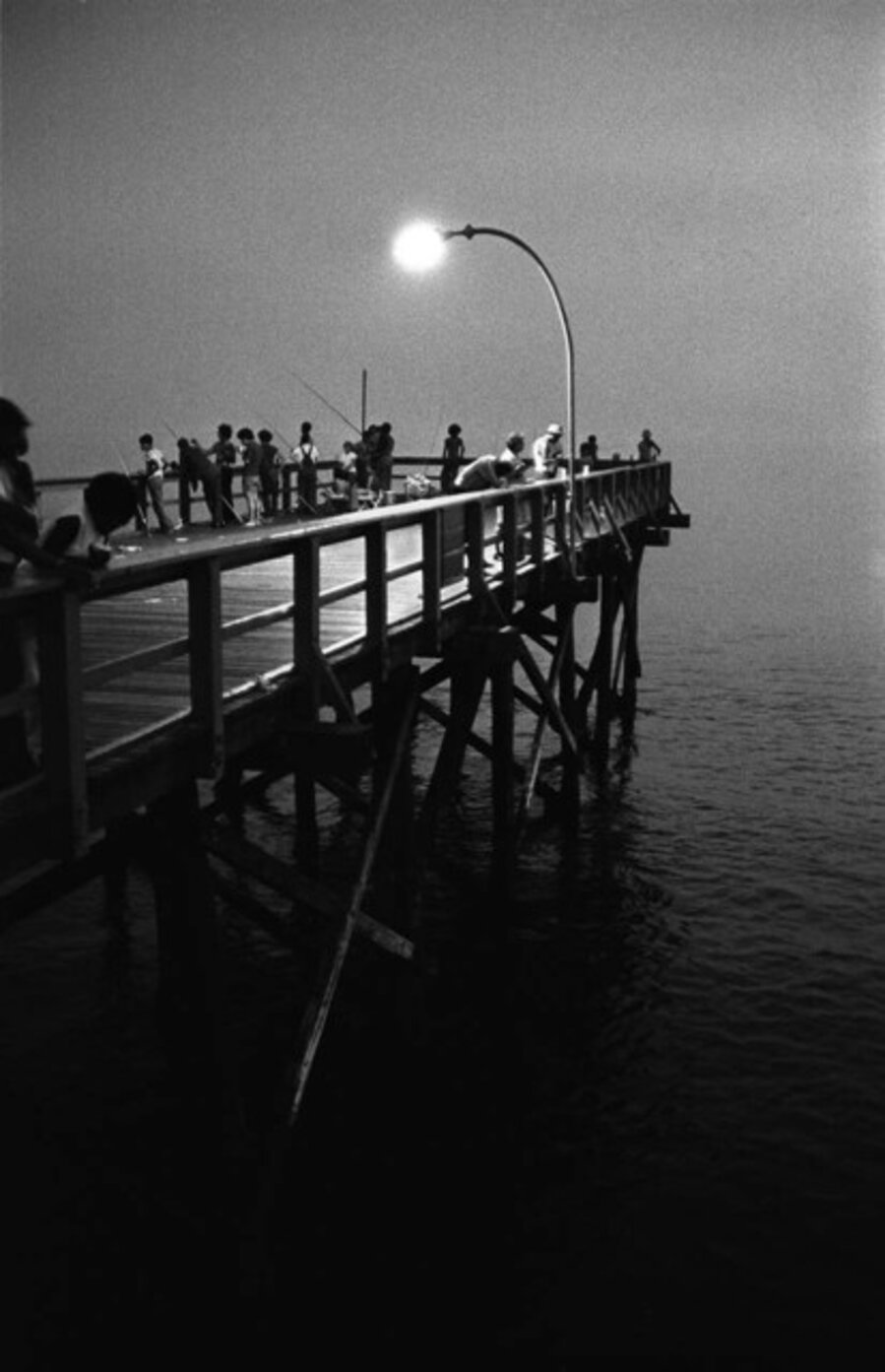 Night Fishing from Pier, Coney Island
