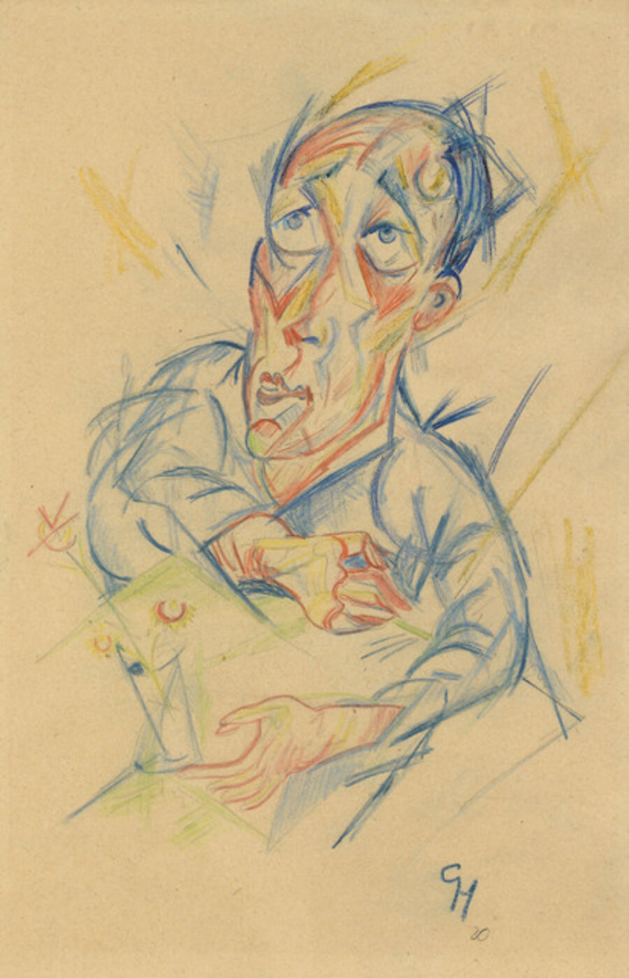 Man with Flower
