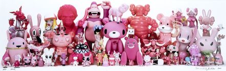 Daniel & Geo Fuchs, ‘Kaws - Toy Giants Group Shot (Pink)’, 2007