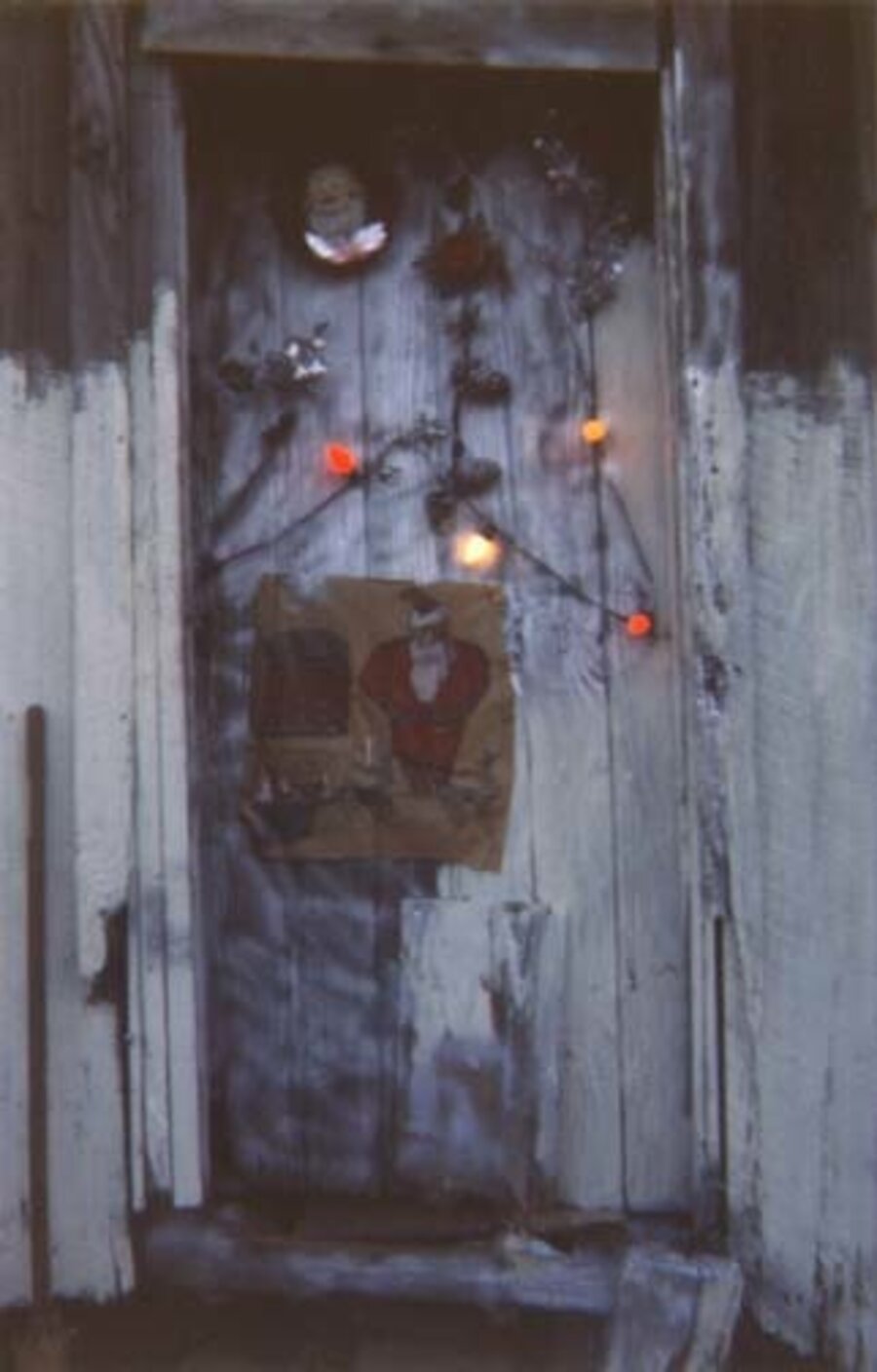 Door of House at Christmas Time, Greenboro, Alabama