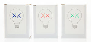 Limited Edition XX Light Bulbs, set of three