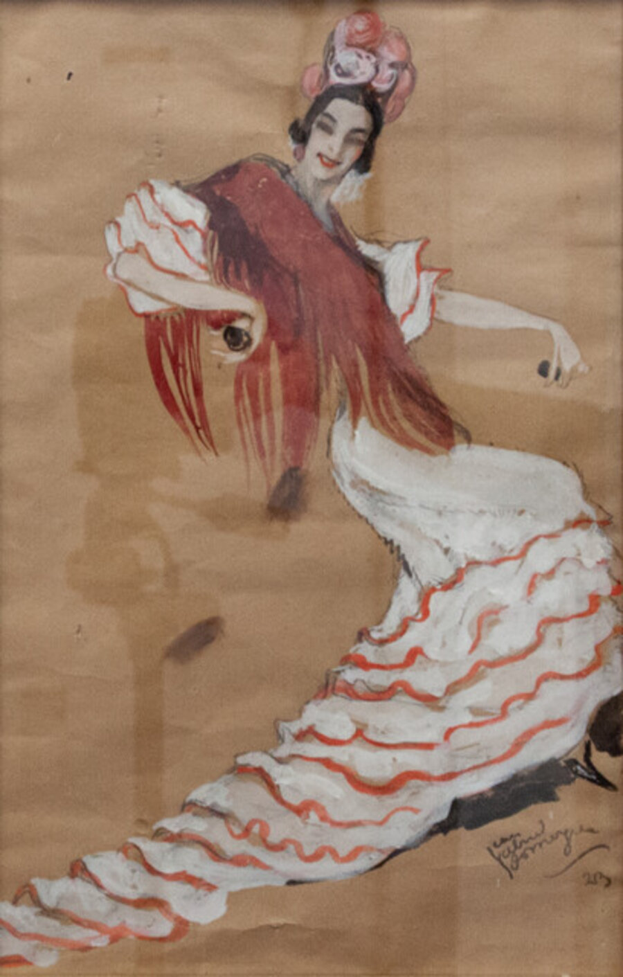 The flamenco dancer