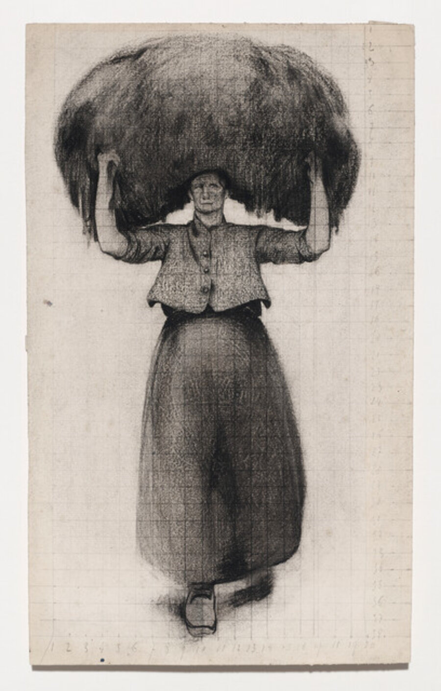 Study for "Porteuse de trèfle"