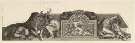 Charles Le Brun, ‘[Relief flanked by figures of Hercules with the hind of Ceryneia and the Erymanthean boar]’, 1713