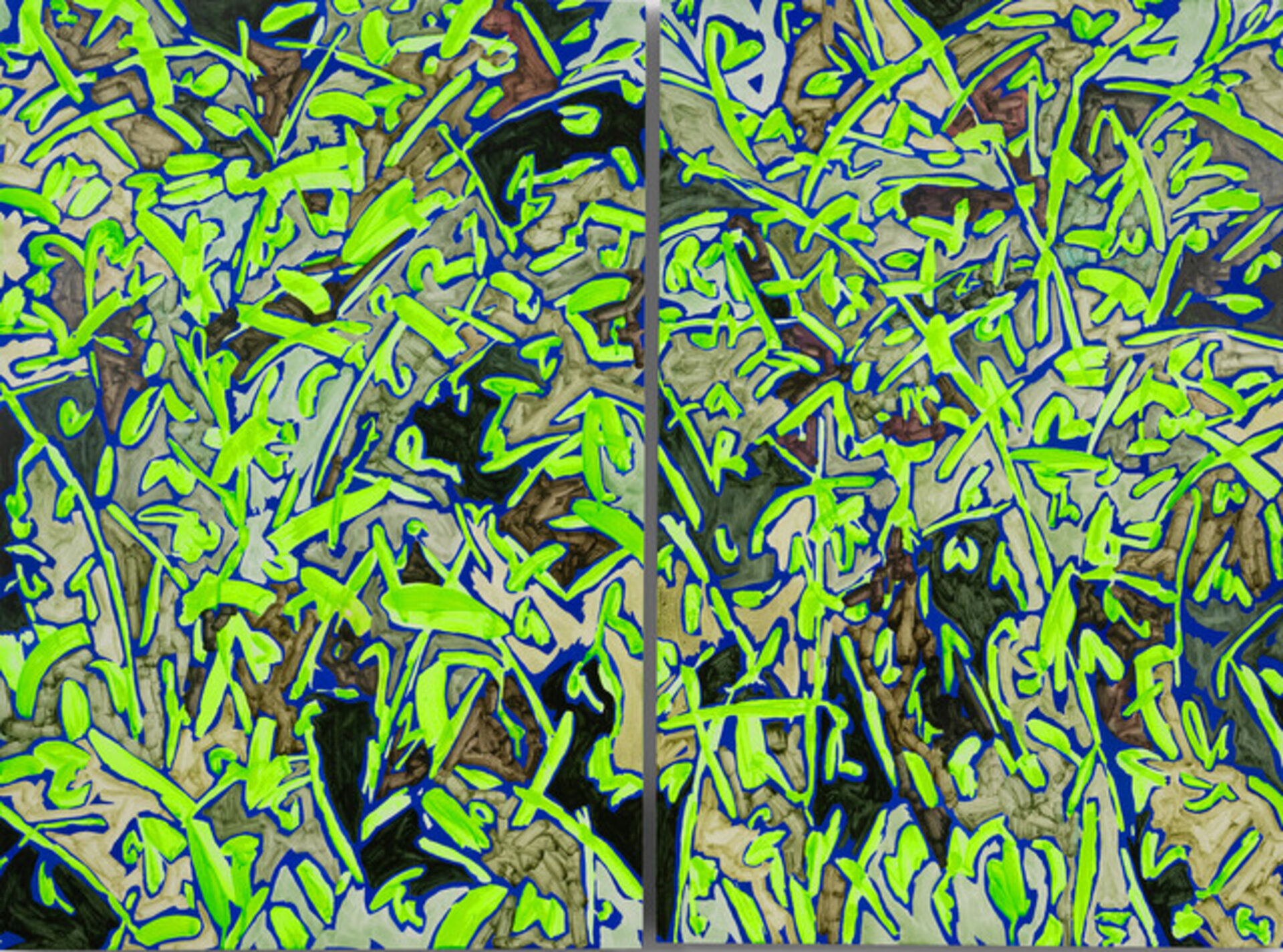 touching grass