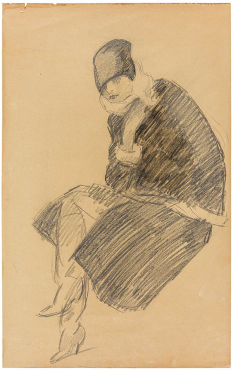 A woman with coat and ushanka