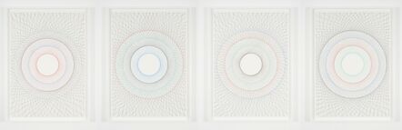 Ignacio Uriarte, ‘Straight circles 1, 2, 3, 4 (quadruple)’, 2015