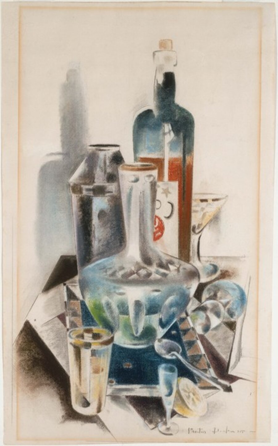 Decanter and Bottles