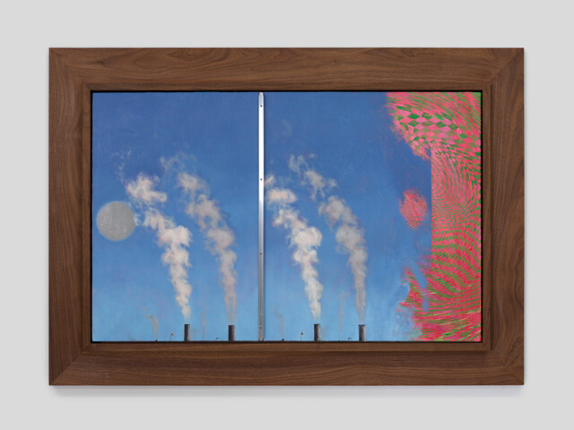 Two Smokestacks (After Degas)