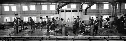 Pierre Bessard, ‘Workers in the Number 1 Glass Factory in Pyongyang’, 2001