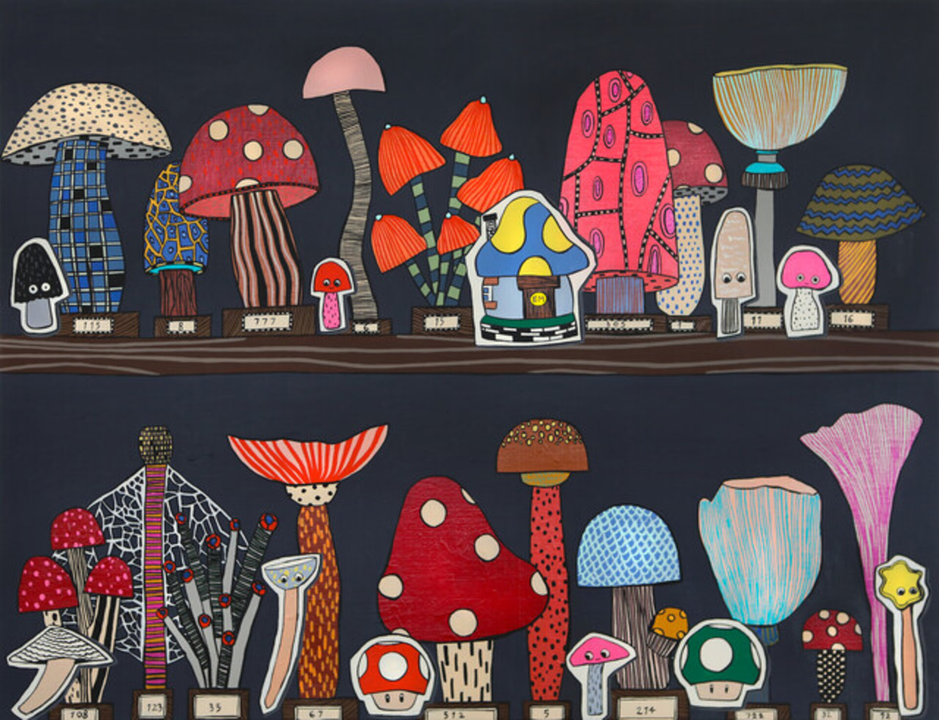 Mushroom cabinet