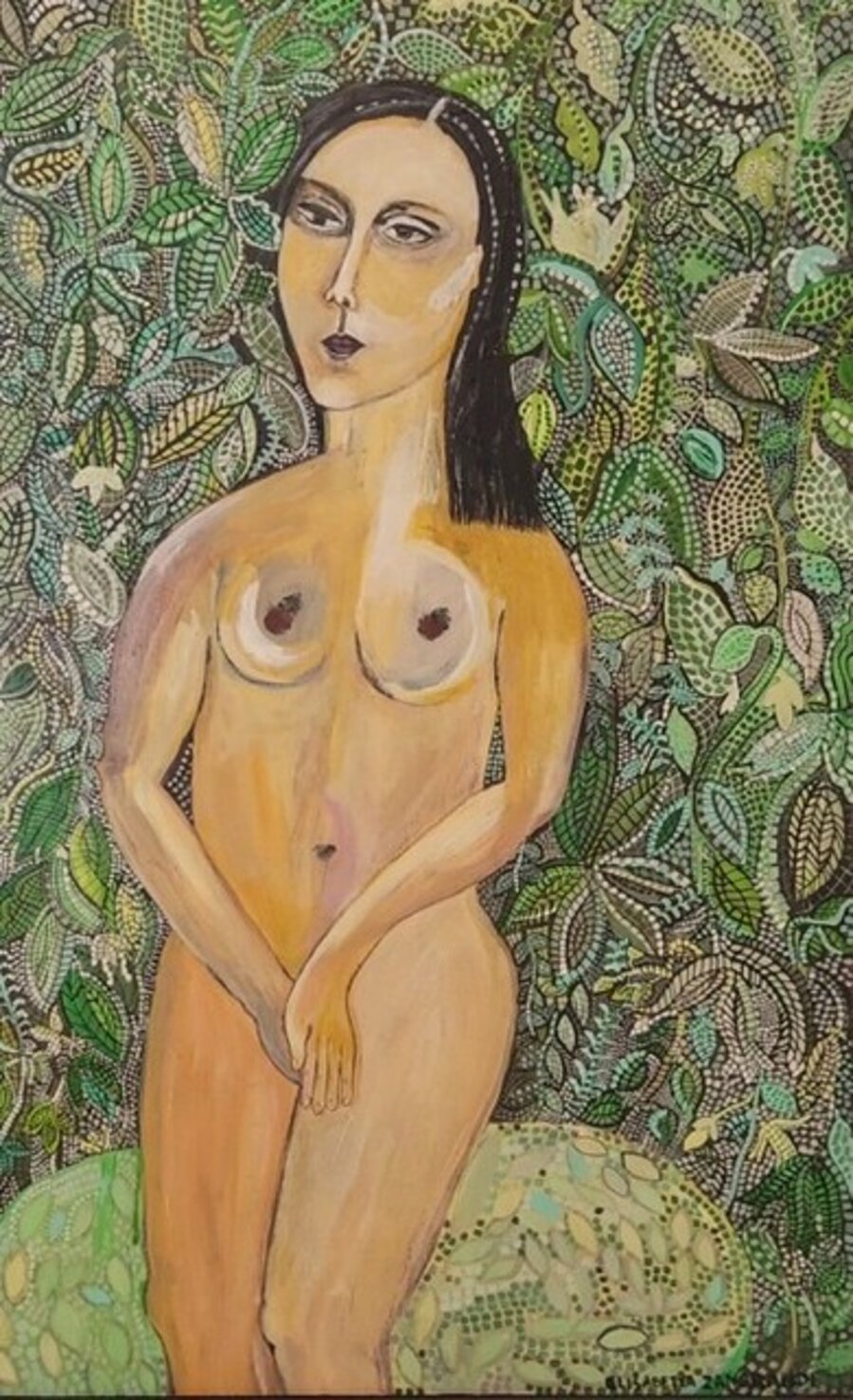 Ragazza con mosaico n.3