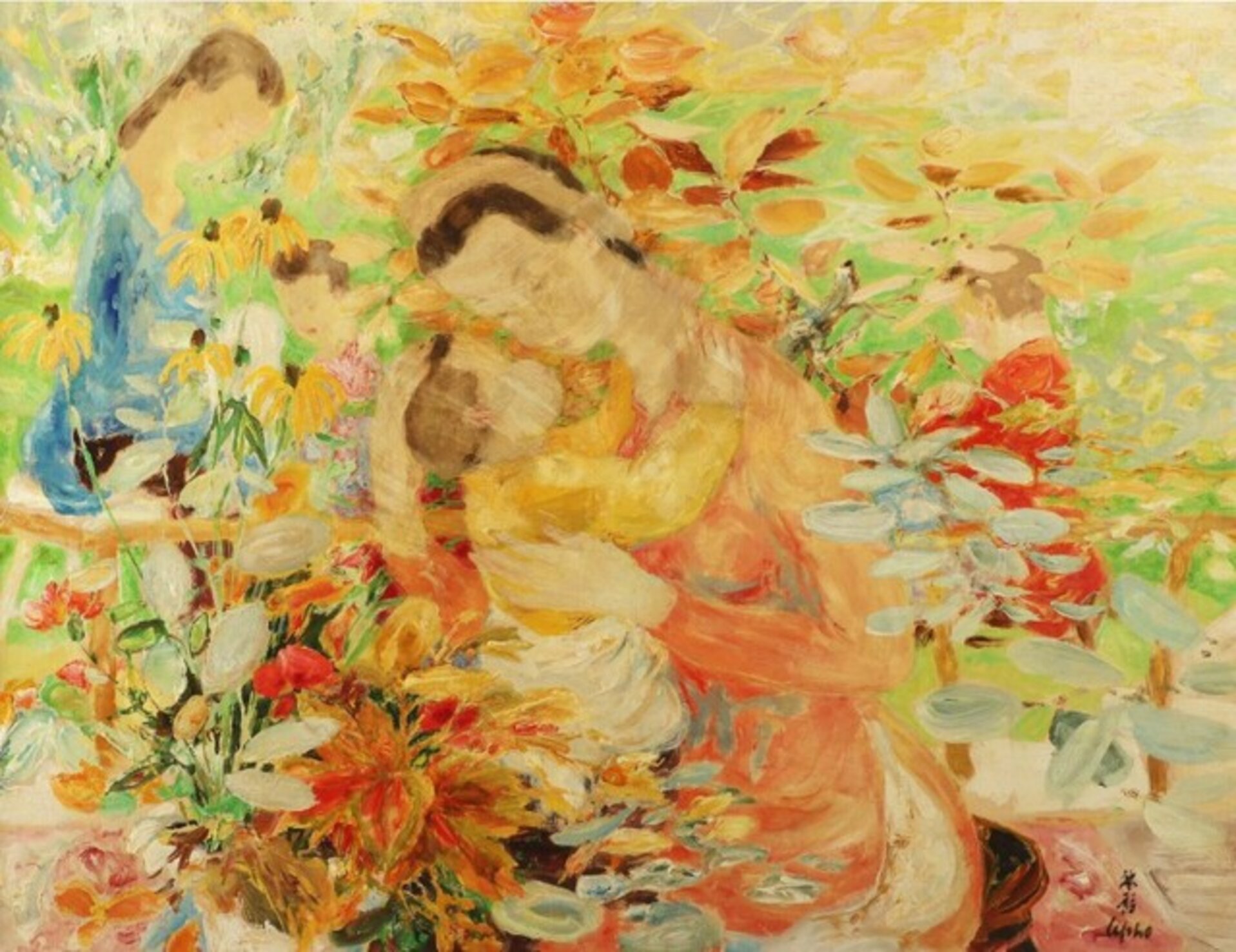 La femme au lilas