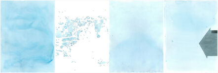 Luo Mingjun, ‘蓝色的水滴 2,3,4,5 四联 Blue Drops Series’, 2019