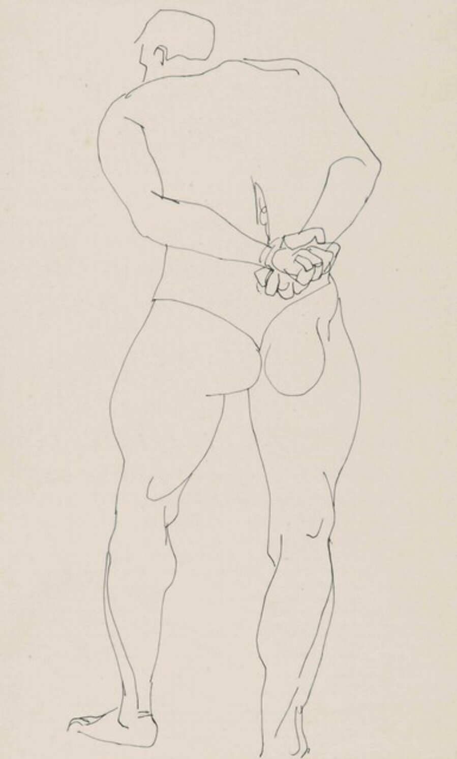 Standing Male Nude
