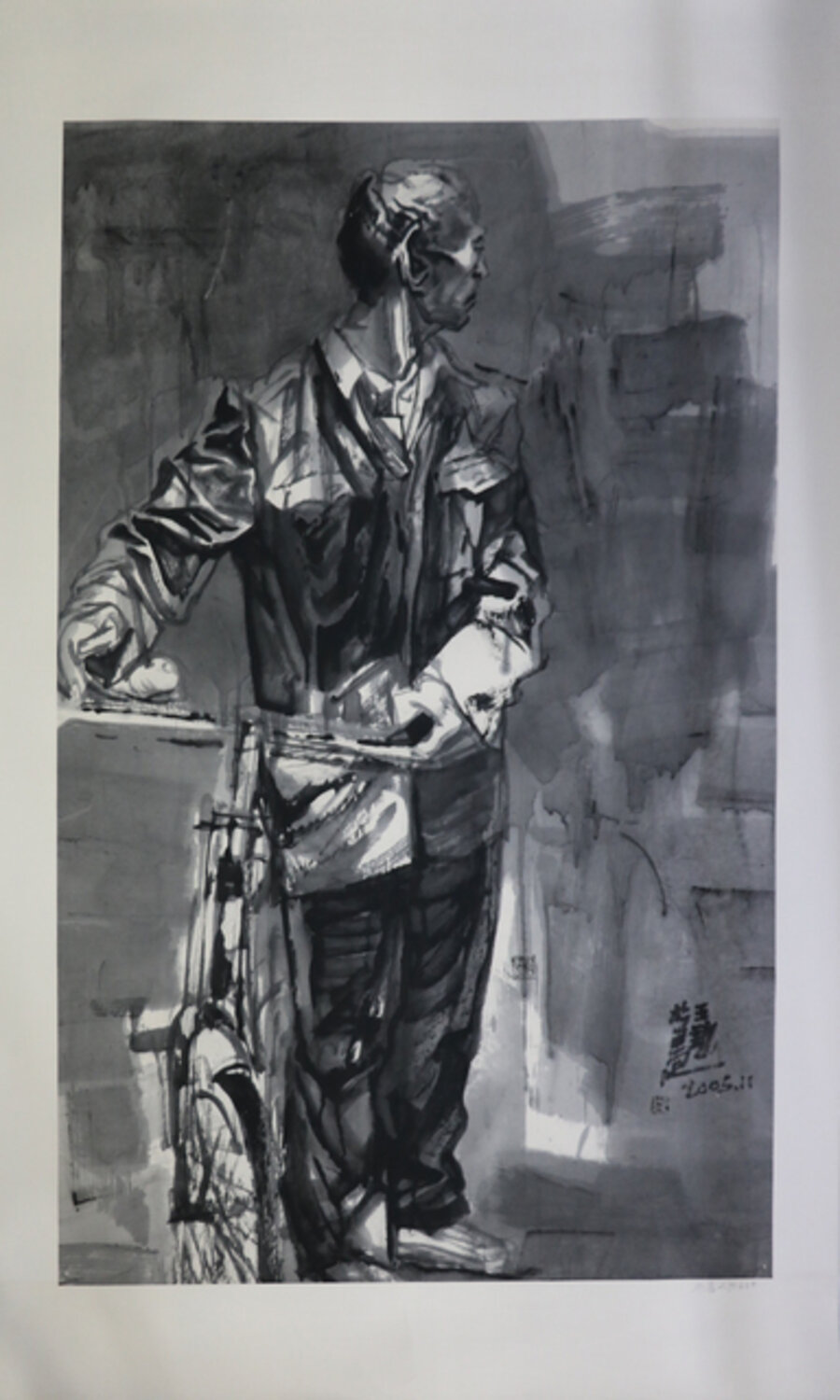 Untitled (Man With Bicycle)