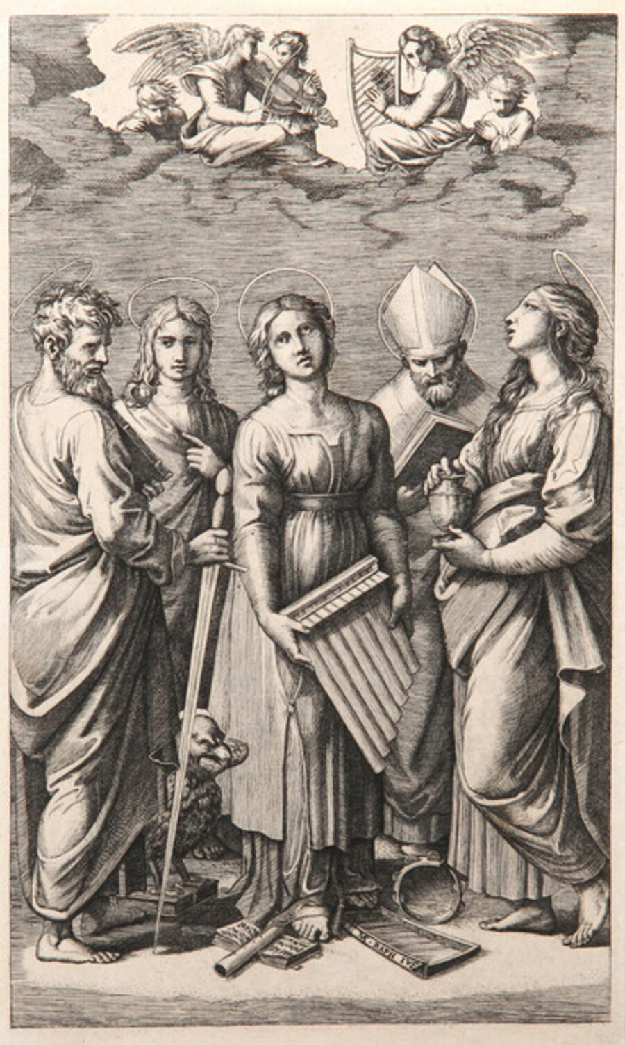 Sainte Cecile d'apres Raphael