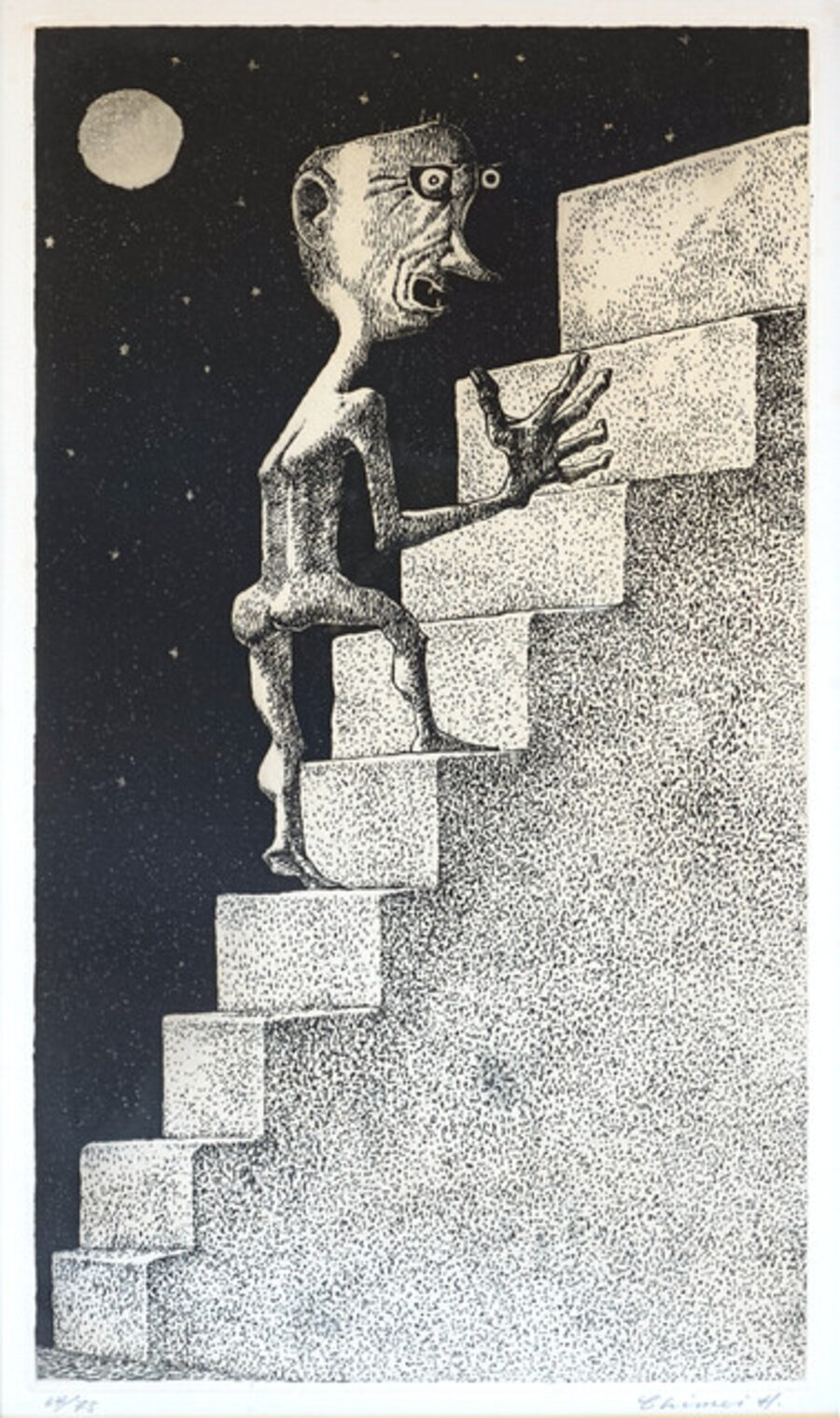 Man Ascending Stairs