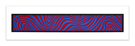 Sol LeWitt, ‘Blue and Red, from: Wavy Irregular Bands’, 1996