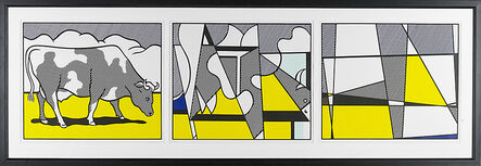 Roy Lichtenstein, ‘Cow Triptych: Cow Going Abstract (set of 3)’, 1982