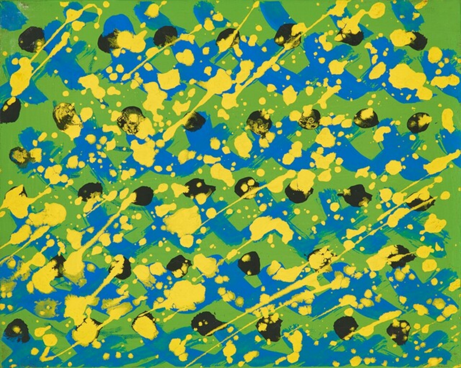 Partitura della gioia verde blu