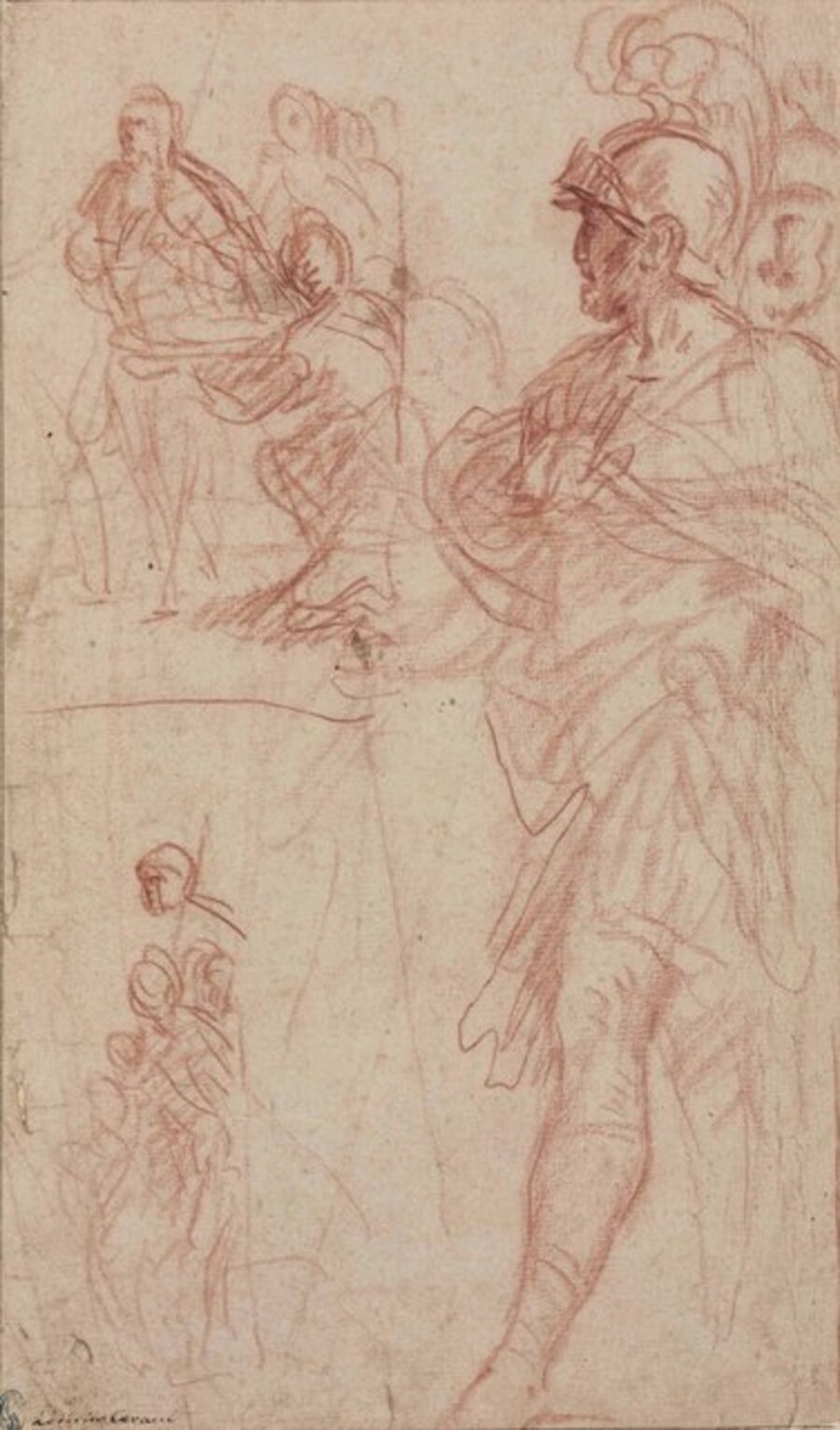 Study of a Roman general with two subsidiary compositional studies