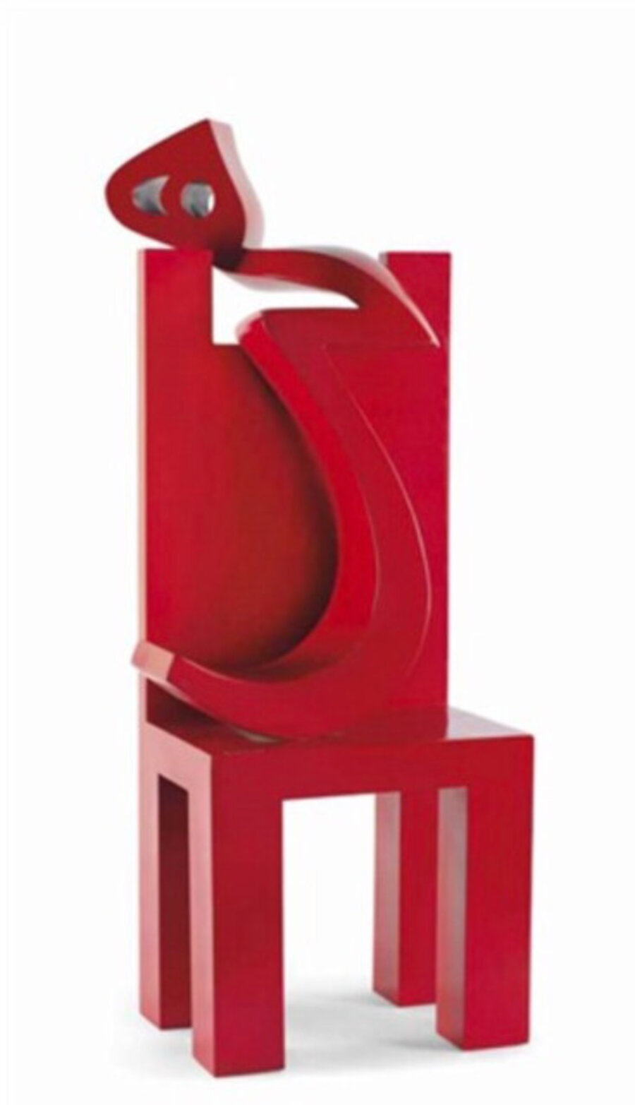 Red Heech and Chair