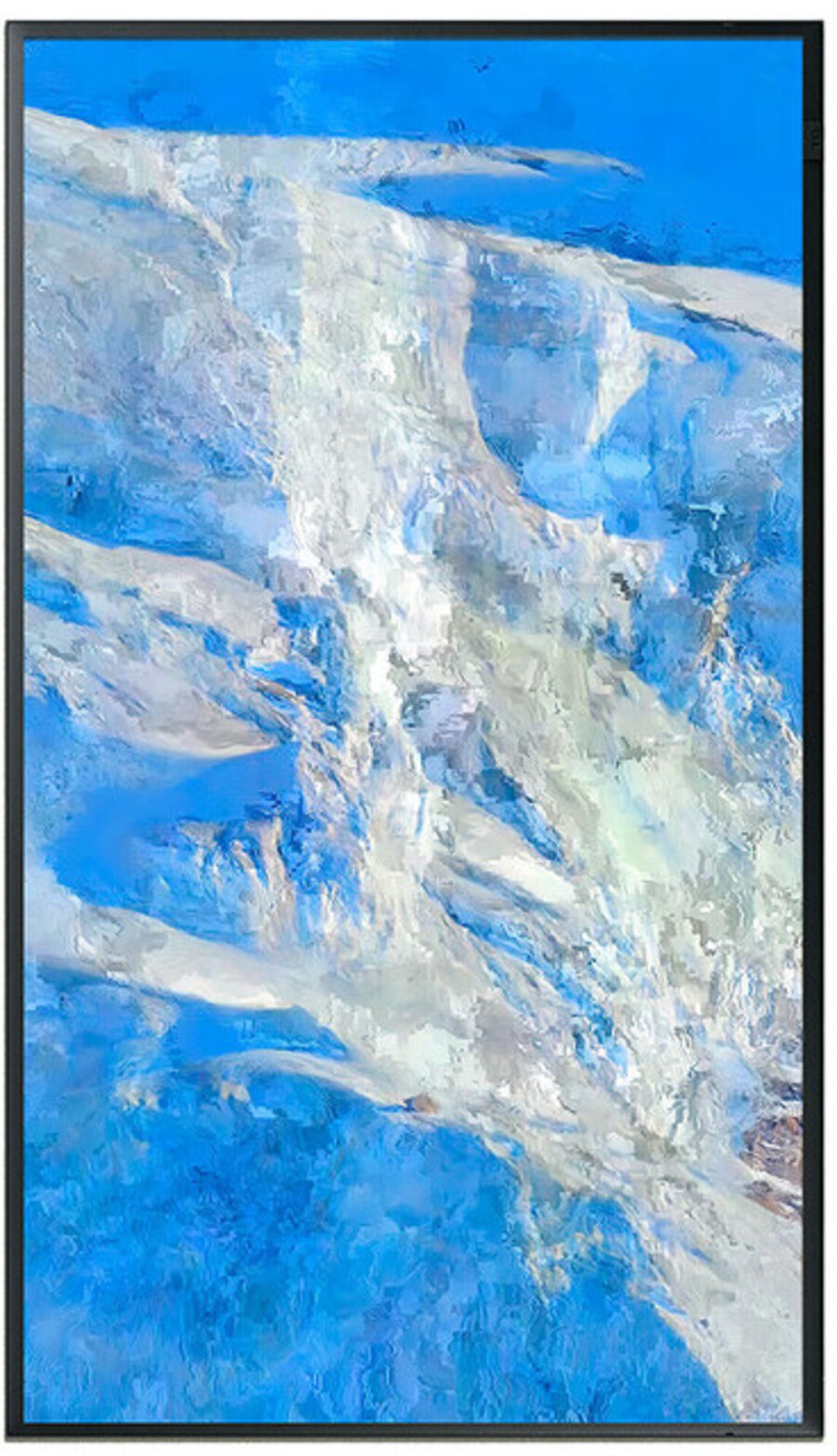 Non-latent images of a distant famous mountain