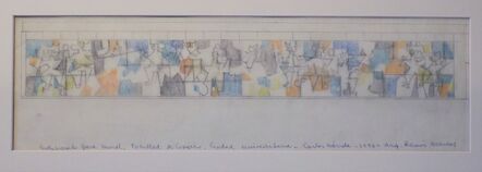 Carlos Merida, ‘Anteproyecto Para Mural, Facultad de Comercio, Ciudad Universitaria’, 1956