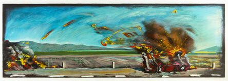 Carlos Almaraz, ‘West Coast Crash’, 1990