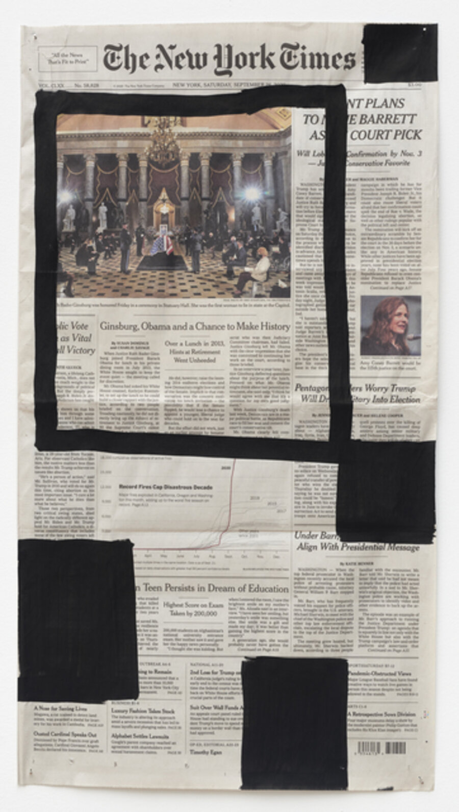 NYT Abstracted (Saturday, September 26, 2020)