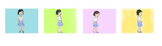 Tati Nguyen, ‘Character Design Rotation Studies: Impatient Kate’, 2022