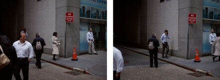 Paul Graham, ‘Wall Street, 19th April 2010, 12.46.55 pm (diptych)’, 2010