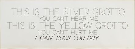 Bruce Nauman, ‘Silver Grotto/Yellow Grotto ’, 1975