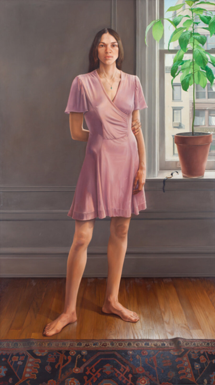 Portrait of Diana II (Pink Dress)