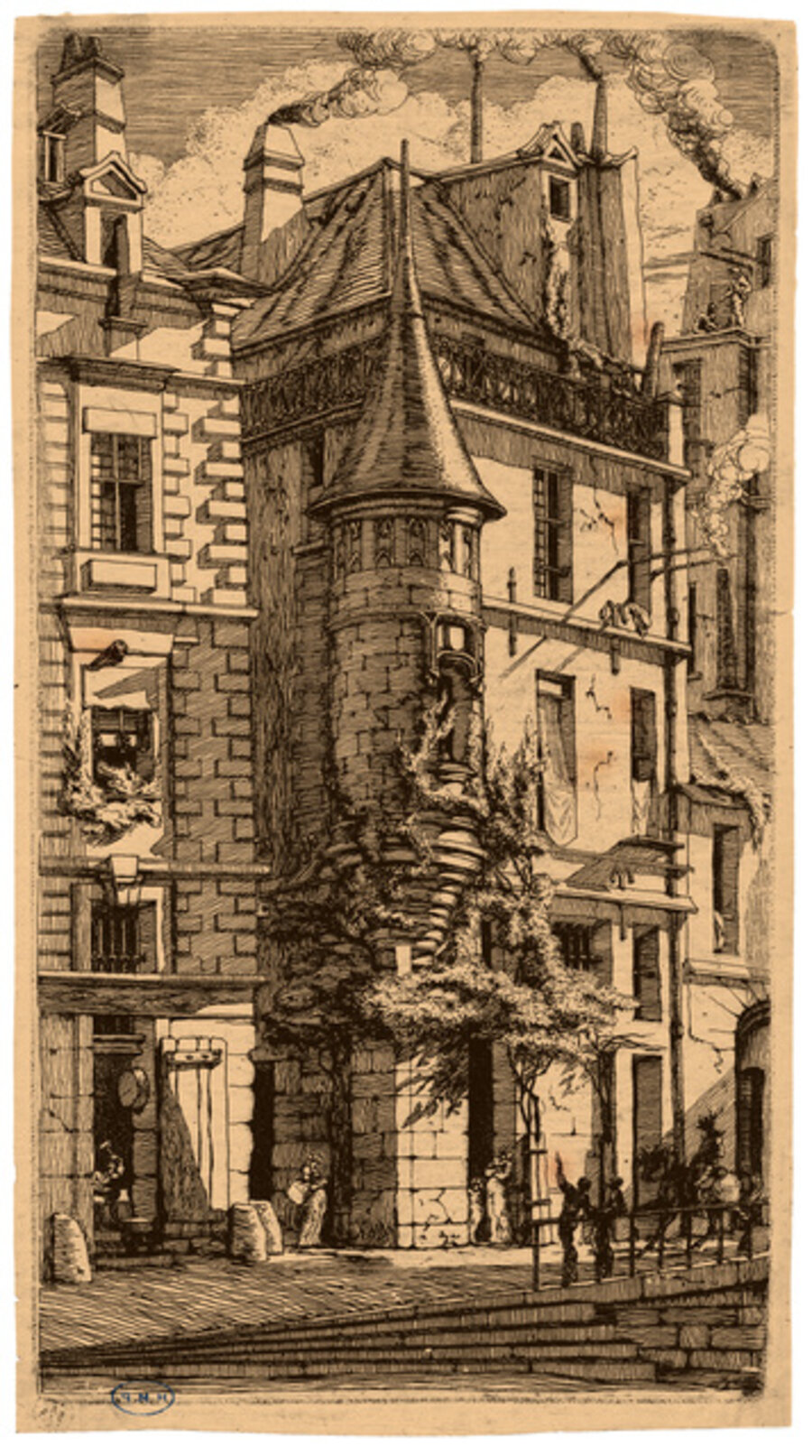 Tourelle, Rue de la Tixéranderie