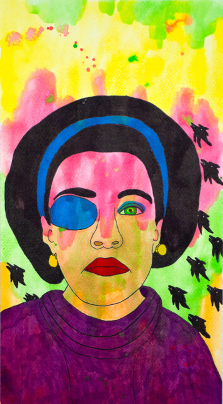 Self-Portrait with an Eye Patch