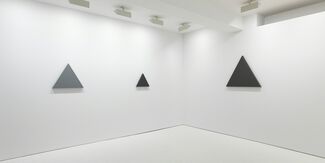 Alan Charlton — Triangle Paintings, installation view