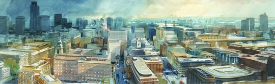 Alexander Creswell, ‘London City Skyline II’, c.1994